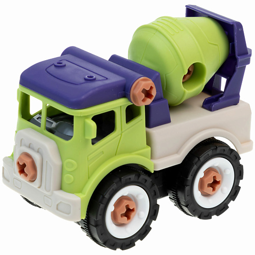 Развивающая игрушка 1TOY Конструктор Новостройка Бетономешалка